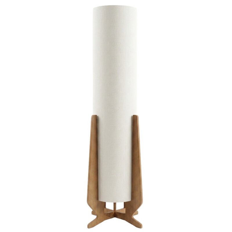 LAMPARA DE PIE IMBUIA CUP BEIGE CL/MARRON Unica