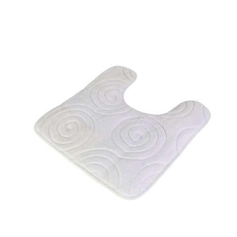 ALFOMBRA BLANCA P/BAÑO 45X45CM Unica