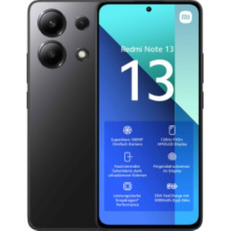 Celular Smartphone Xiaomi Redmi Note 13 4G 128GB 6GB NEGRO