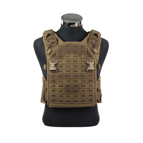 Chaleco ASPC - Porta placas de Airsoft Coyote