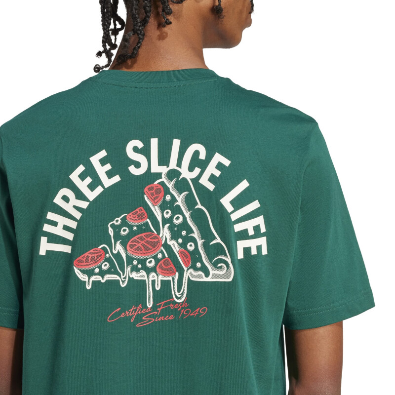 Remera Adidas PIZZA TEE de Hombre - JJ4017 Verde