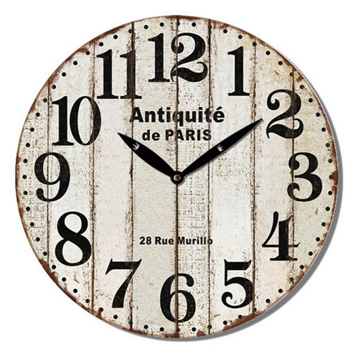 Reloj de pared mdf D28,8x3,5 cm - PARIS 