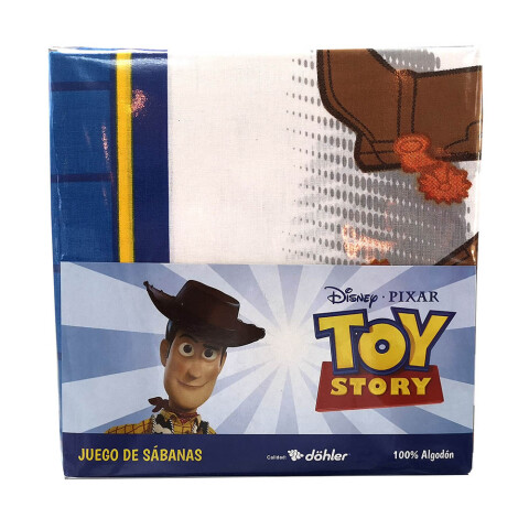 Juego Sábanas Infantiles Toy Story 1 plaza 100% algodón U