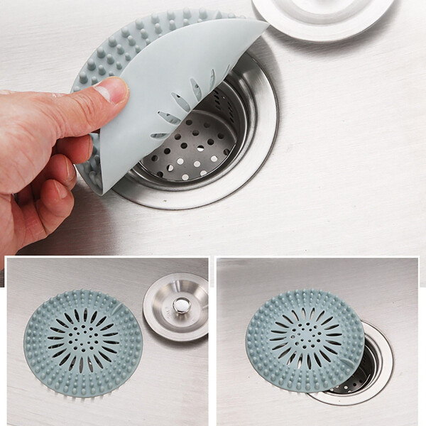 Filtro Silicona Drenaje Rejilla Baño Cocina Patio Premium Variante color GRIS