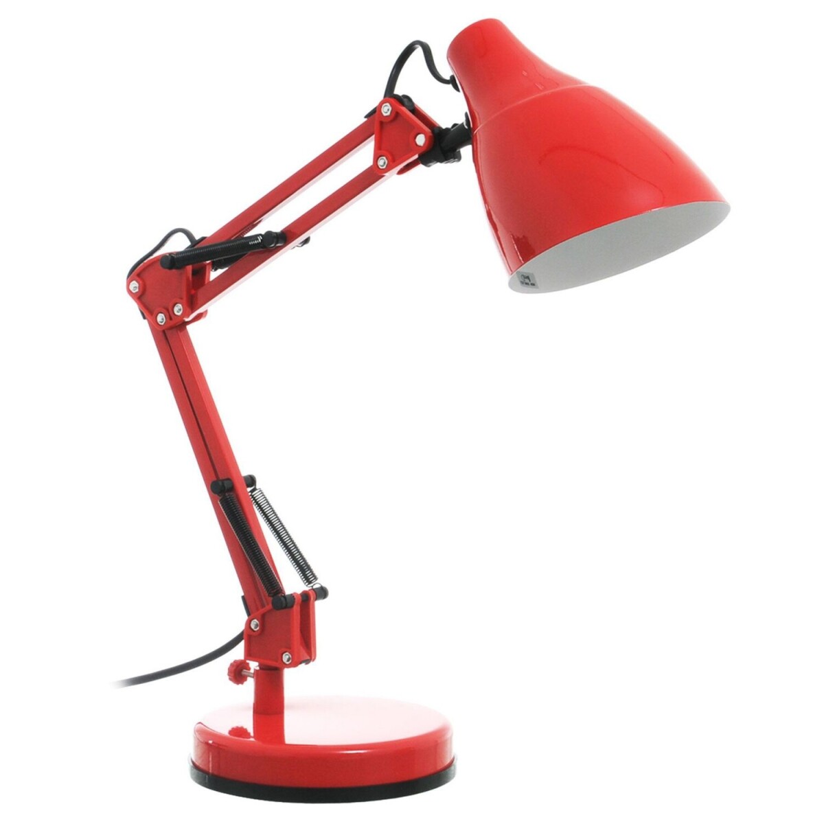 Lámpara de escritorio en metal articulada hasta 40W 