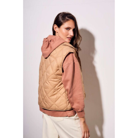 Chaleco Reversible Camel