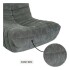 Sillón Toggo 1 Cuerpo Lazy Sofa Puff Corderoy Living Gris 1