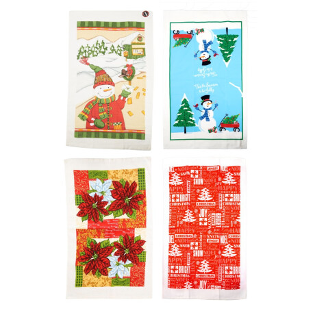 Repasador de algodon navideño Repasador de algodon navideño