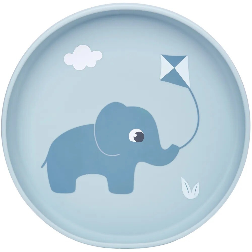 Plato con ventosa BUBA cloudy celeste