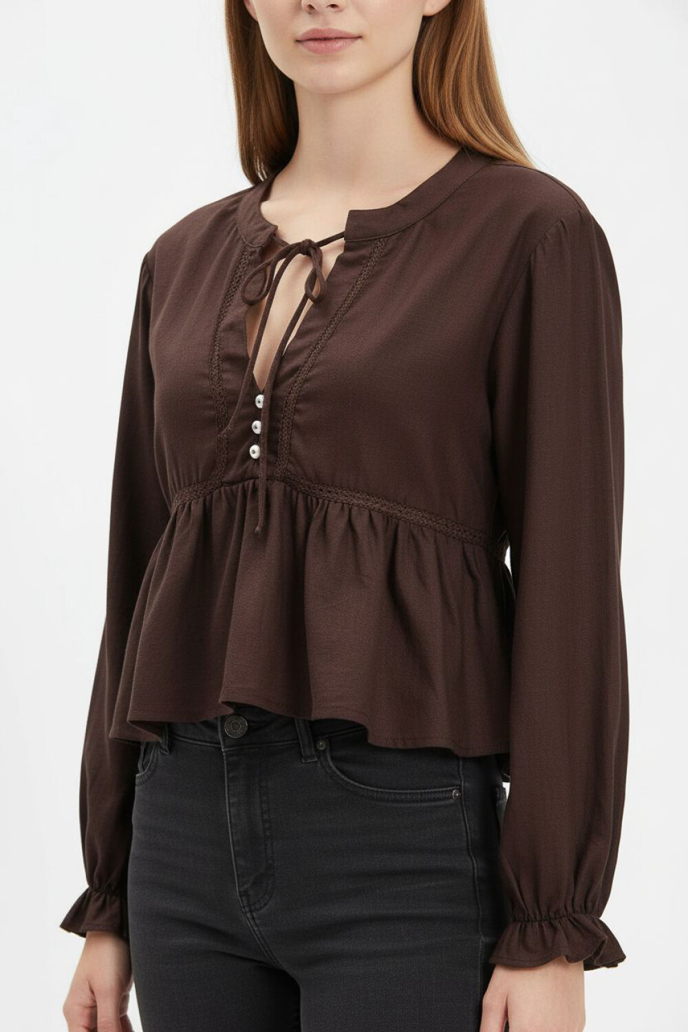 Blusa Teseo Cafe