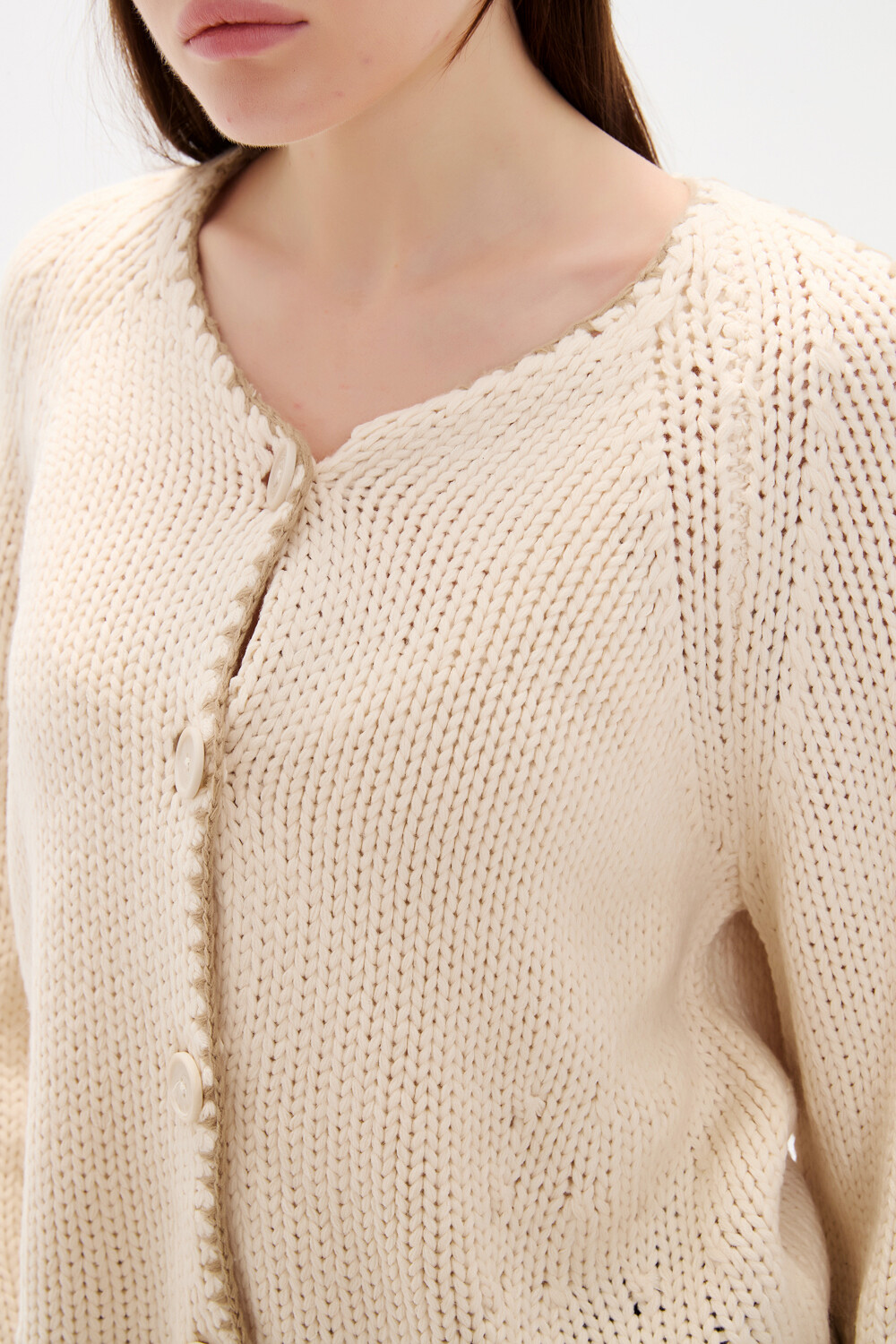Cardigan Garene Crudo / Natural