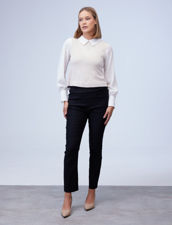 Pantalon Pull On NEGRO