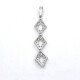 Colgante En Oro 18K Blanco Y Brillantes Colgante En Oro 18K Blanco Y Brillantes