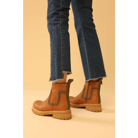Bota Roca Chocolate Y Verde