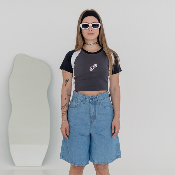 Bermuda Pulau Denim Women Azul