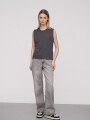 Remera Hortensia Gris Oscuro