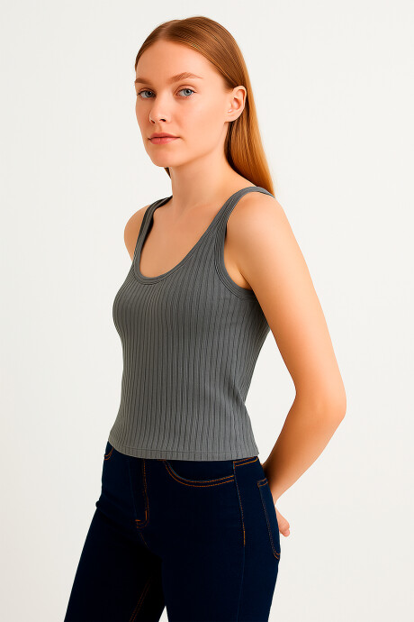 Musculosa Borac Gris