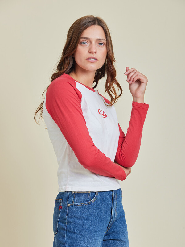 T-SHIRT SAULA RUSTY Rojo