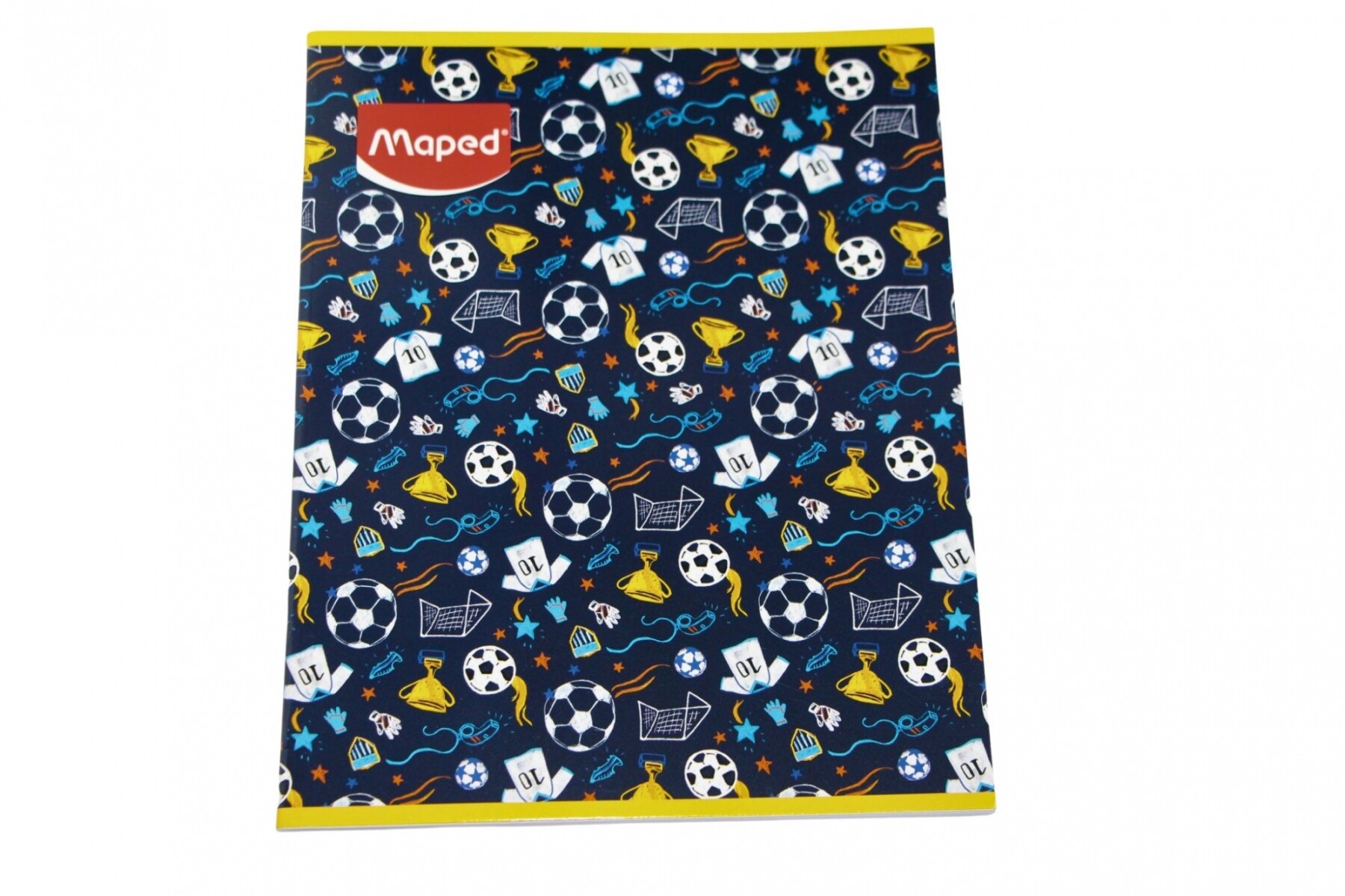 CUADERNO MAPED RAYADO DE 48 HOJAS - TAPA FUTBOL 