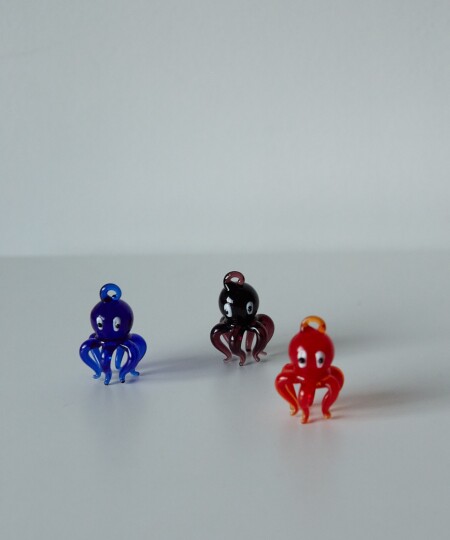 DIJE PULPO AZUL