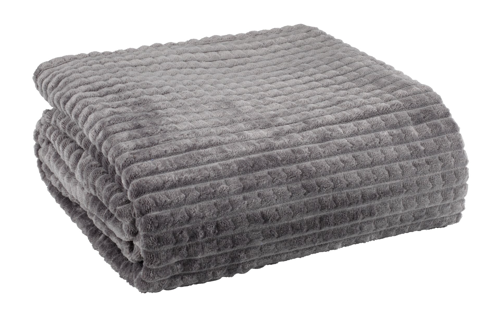 Manta HAGTORN fleece 140x200 gris 