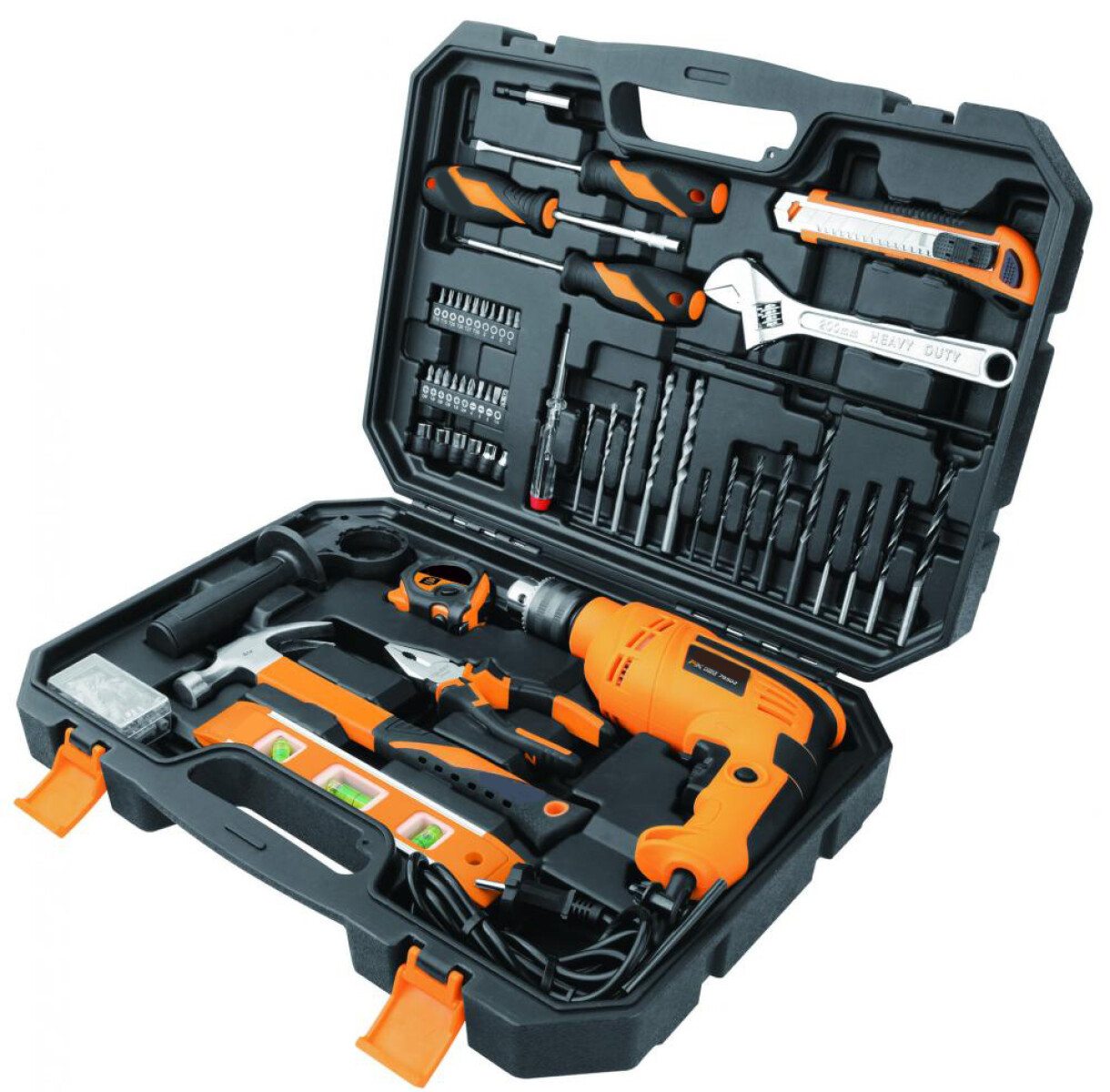 TOLSEN SET 95 PIEZAS TALADRO 13MM 710W + VALIJA XL 
