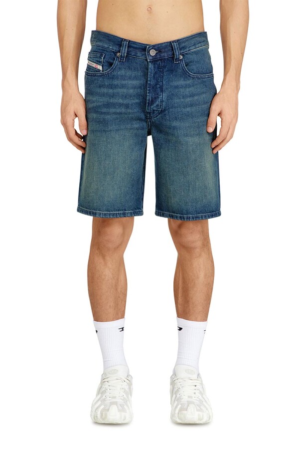 Short Para Hombre Regular Azul
