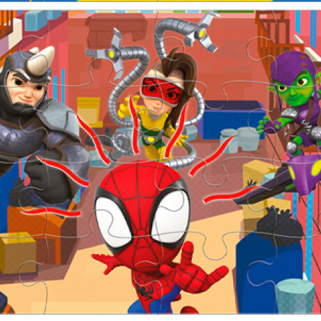 Puzzle en Madera 5 en 1 Spidey Disney 001