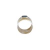 Anillo martillado punto Zafiro-Plata y oro-Piedra Zafiro-AN5932 conpiedra