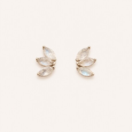 Caravanas Petals Lunar - Plata 925 Caravanas Petals Lunar - Plata 925