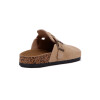 Zueco Country Cuero Mujer Beige