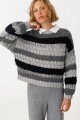 Sweater Hungria Gris/Negro
