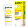 Garnier Super UV protector solar facial toque seco FPS50 Color claro