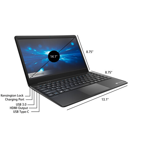 Gateway - Notebook GWTN141-6 - 14,1" Ips Lcd. Intel Core I3 001