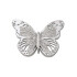 Jibbitz Silver Cutout Butterfly Multicolor
