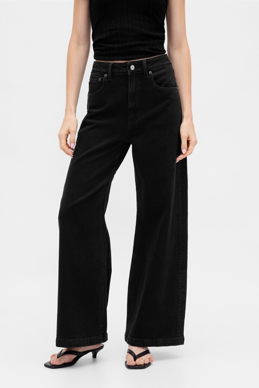 Jean Stride Mujer Black 22