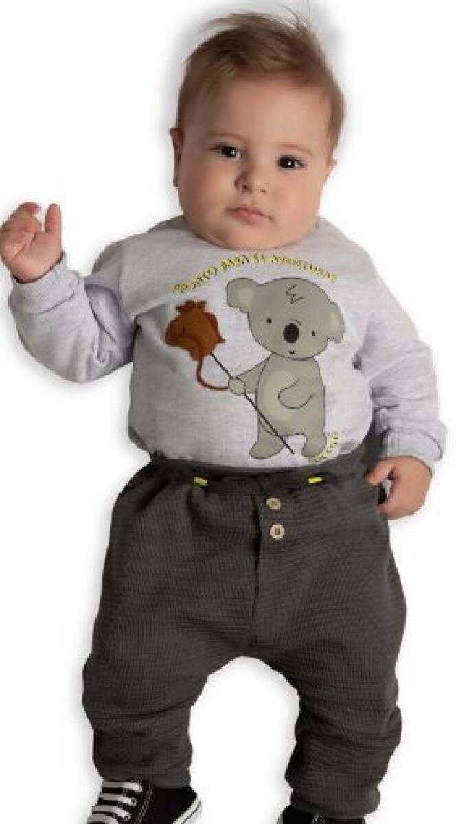 CONJUNTO BYGUS 6960 KOALA - GRIS 