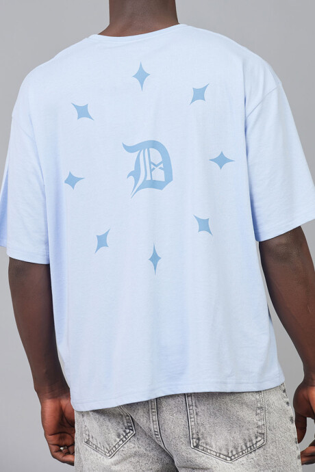 T-SHIRT GUIMO DIXIE Celeste