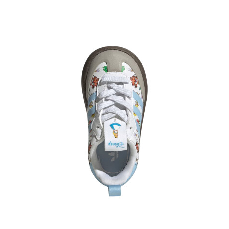 adidas DISNEY ADIFOAM SAMBA 360 - ALICE IN WONDERLAND White & Flowers