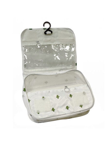 NECESSAIRE TELA TRAVEL CACTUS. 24X9.5X19CM NECESSAIRE TELA TRAVEL CACTUS. 24X9.5X19CM