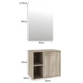 CONJUNTO MUEBLE DE BAÑO SUSPENDIDO MODELO ANNE / MUEBLE + ESPEJO + BACHA / 60 CM Conjunto Mueble De Baño Suspendido Modelo Anne / Mueble + Espejo + Bacha / 60 Cm