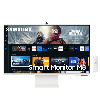 SMART MONITOR SAMSUNG, 32" ,FULL HD, LED,SLIM FIT CAMERA, ERGONOMIC STAND. 001