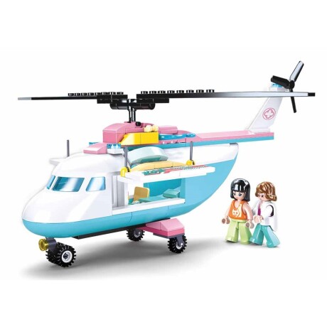 Bloques de Construcción Sluban Helicóptero Médico 163Pzs Multicolor