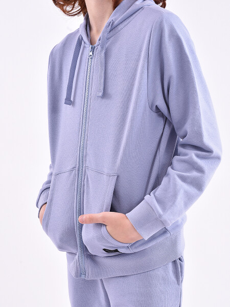 CAMPERA MANUEL TEEN AZUL CLARO