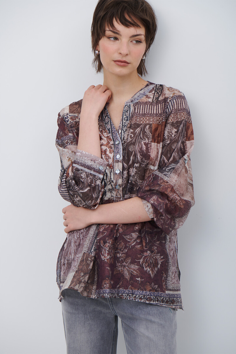 CAMISA JULIA RIMA BEIGE