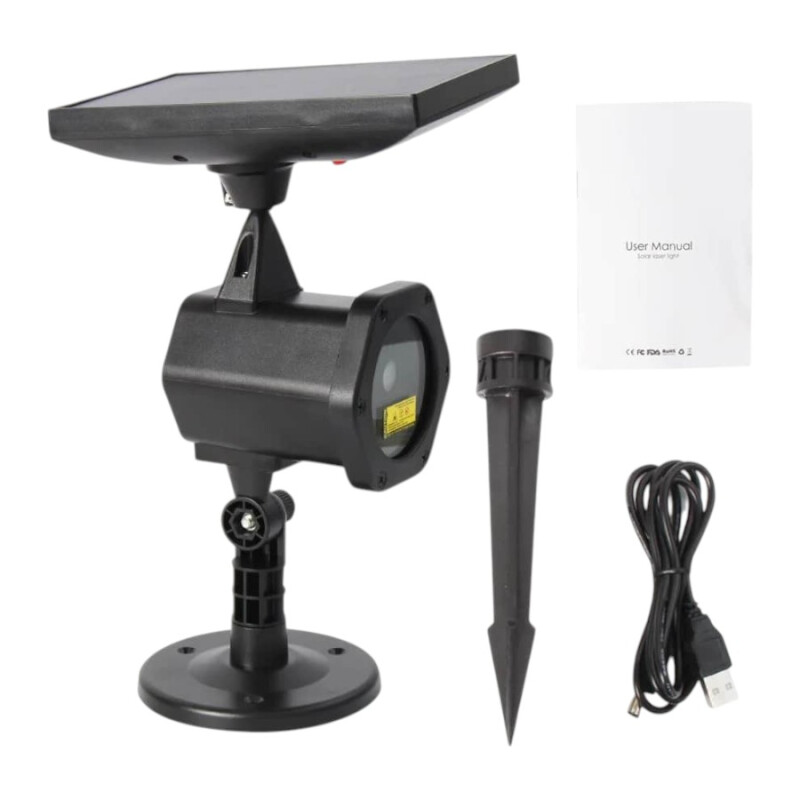 Foco solar láser Stars rojo y verde Foco solar láser Stars rojo y verde