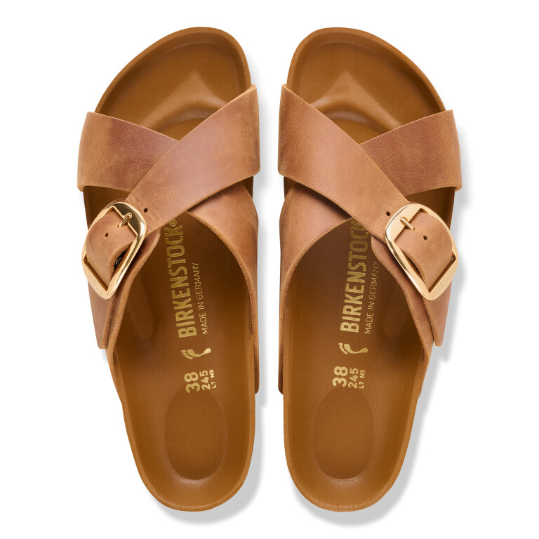 Siena Big Buckle LEOI Cognac Cognac