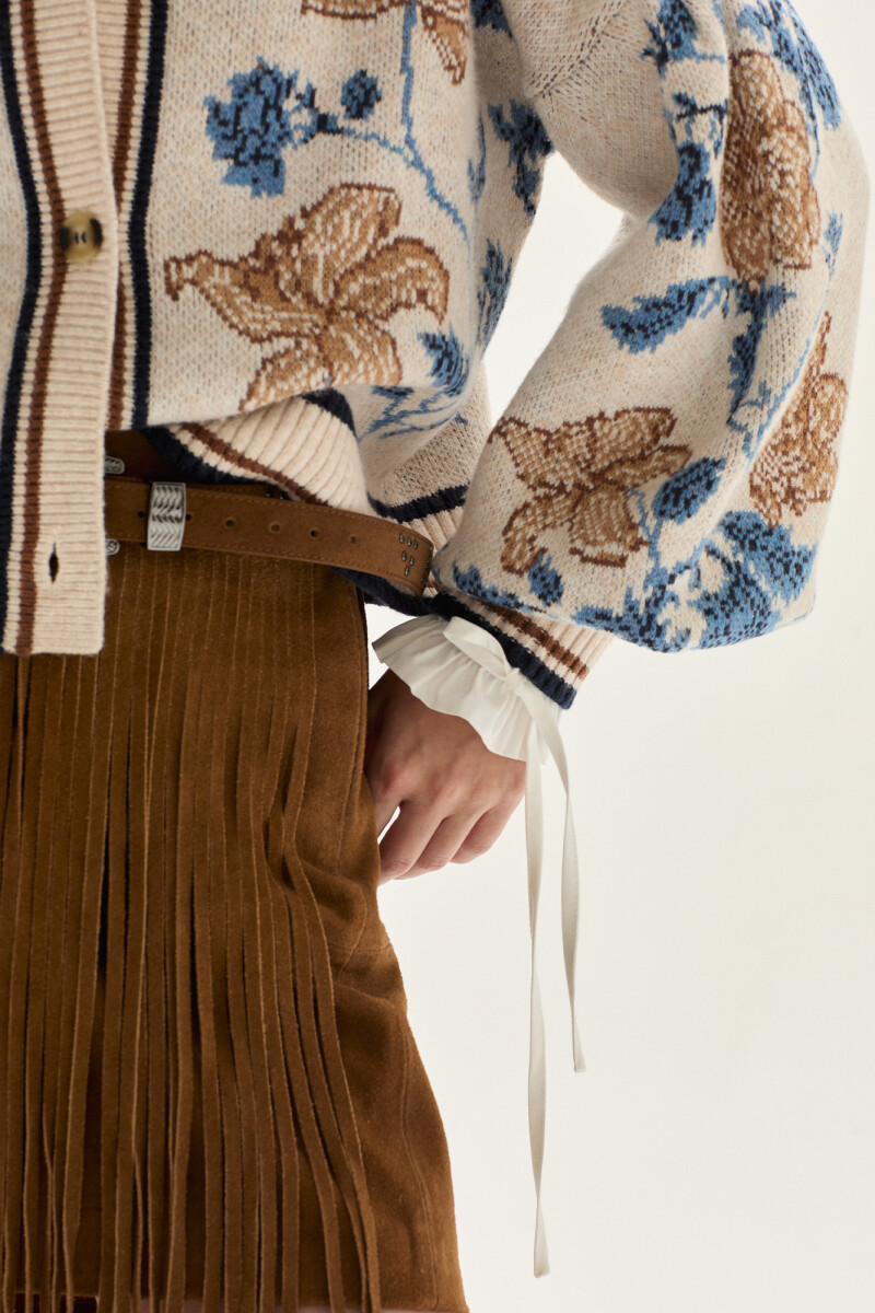 Cardigan Roselle Crudo