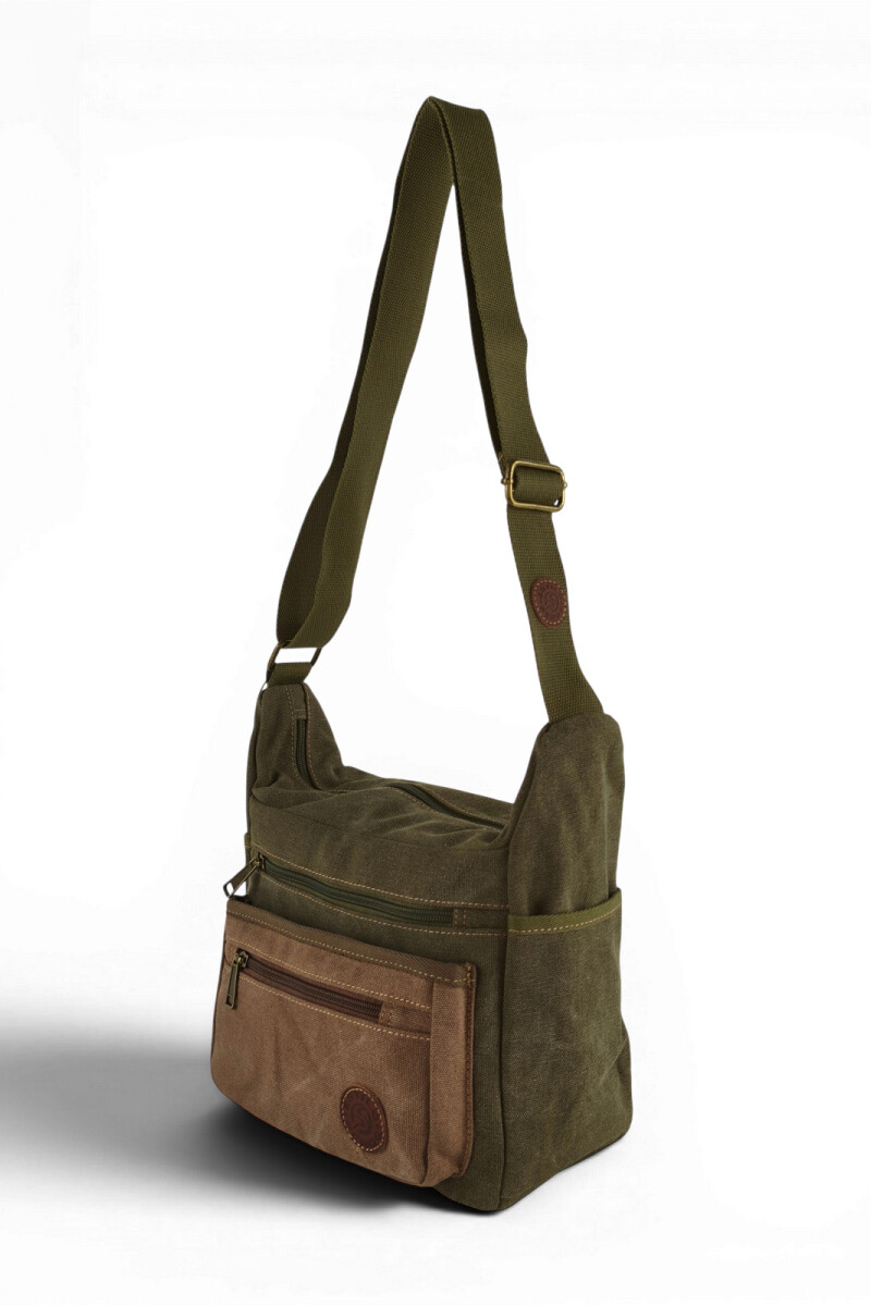 Bolso morral mensajero Verde
