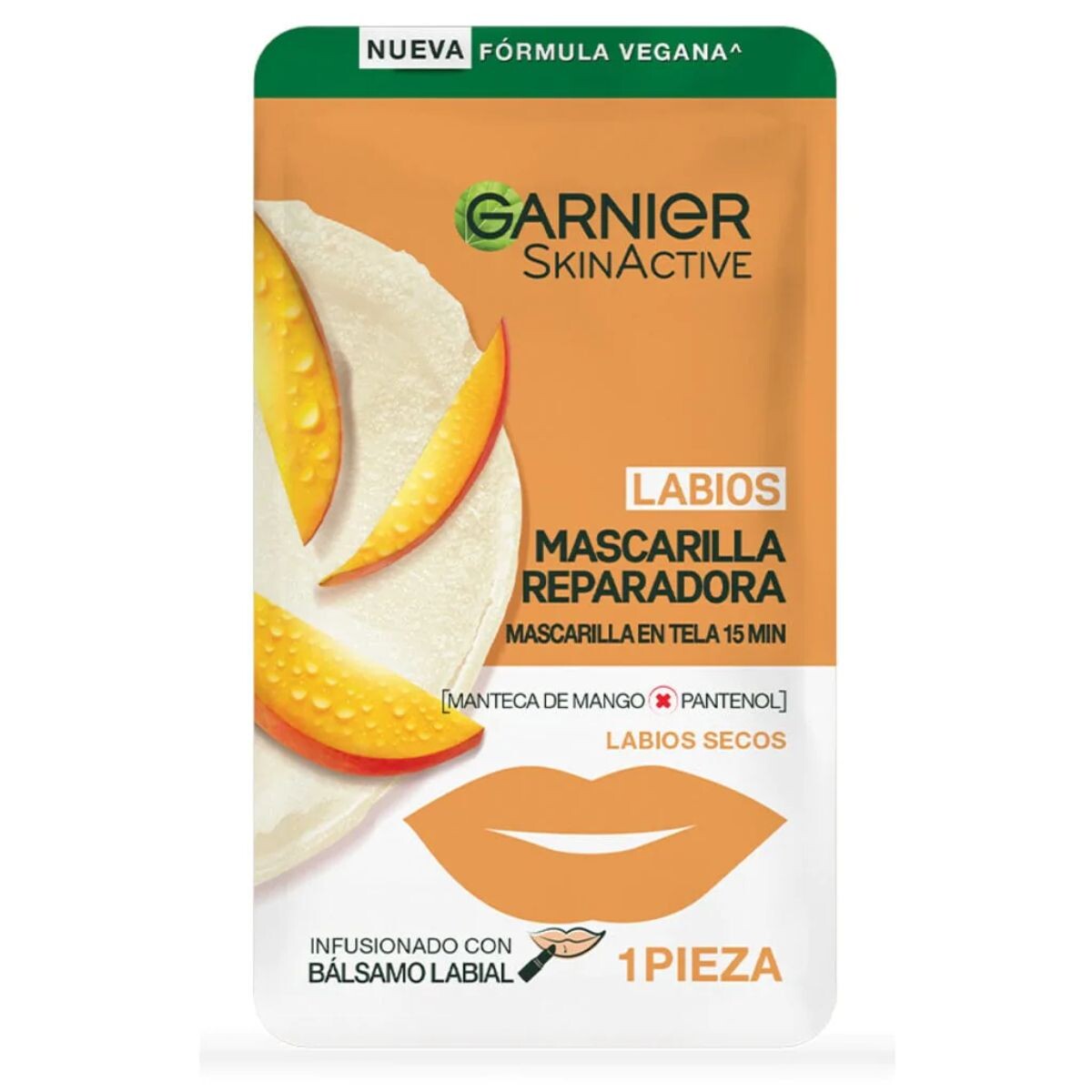 Mascarilla para Labios Garnier Hidra Bomb Reparadora de Mango 